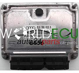 ECU ENGINE CONTROLLER AUDI S3 1.8 T BOSCH 0261 206 796, 0261206796, 8L0 906 018 N, 8L0906018N, 26SA000, BENZIN 0001