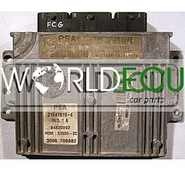 CENTRALINA MOTORE 21647915-4 / 9647498080 / 9646509880 / S2000-2C / 84820V02