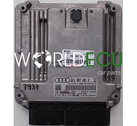 ECU ENGINE CONTROLLER AUDI A4, A5 2.7 TDI, BOSCH 0 281 016 456, BOSCH 0281016456, 8K1 907 401 K, 8K1907401K, 8K1907401A