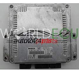 Centralina motore CITROEN PEUGEOT 2.0 HDI BOSCH 0 281 011 342, 0281011342, 96 594 402 80, 9659440280, EDC15C2 97 - PLUG&PLAY