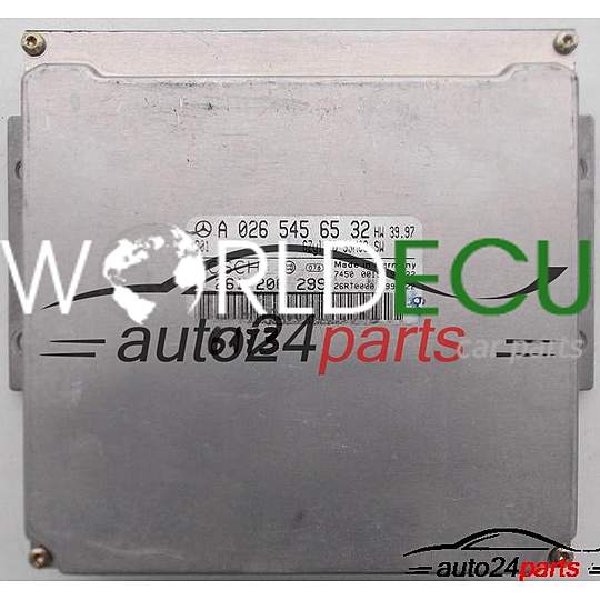ECU ENGINE CONTROLLER MERCEDES C-CLASS W 202 BOSCH 0 261 206 299, 0261206299, A 026 545 65 32, A0265456532