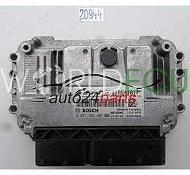 Engine control unit - ECU controllers ALFA ROMEO MITO 1.4 BOSCH 0261S04407, 0 261 S04 407, 51854161
