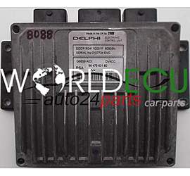 CENTRALINA MOTORE PEUGEOT, CITROEN 1.6, DDCR R0411C001F, DDCRR0411C001F, 96 475 631 80, 9647563180, 0107734 EVG