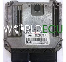 CENTRALINA MOTORE VW VOLKSWAGEN PASSAT 1.6 TSI 03C 906 056 AH, 03C906056AH, BOSCH 0 261 S02 042, 0261S02042, BENZIN MED9.5.10 5436, 1039S03810
