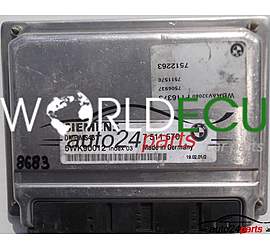 CENTRALINA MOTORE BMW E46 3.0, SIEMENS 5WK90012, 7 511 570, 7511570