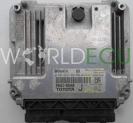 ECU ENGINE CONTROLLER TOYOTA YARIS 1.4 D4D BOSCH 0281012323, 0 281 012 323, 89661-0D460 896610D460 J 407918-0989, 1039S28727