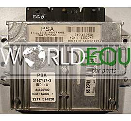 CENTRALINA MOTORE 21647437-3 / 9646573080 / 9644674980 / S2000-1