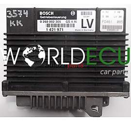 CENTRALINA CALCOLATORE SCATOLA DEL CAMBIO  BMW 3 E36 318 1.8 BOSCH 0260002305, 0 260 002 305, 1421971, 1 421 971 GS4.16 LV