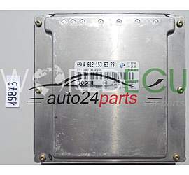 Engine control unit - ECU controllers MERCEDES ML 270 CDI BOSCH 0 281 011 408, 0281011408, A 612 153 63 79, A6121536379, C42.14