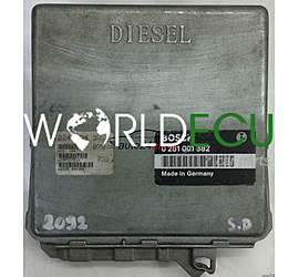 CENTRALINA MOTORE BMW E36 325 2.5 TDS BOSCH 0281001382, 0 281 001 382, 2246484, 28RTD751