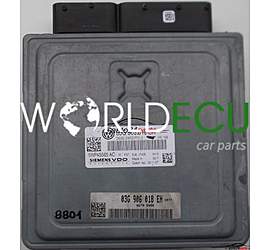 CENTRALINA MOTORE VW VOLKSWAGEN TOURAN 2.0 TDI, SIEMENS 5WP45565 AC, 5WP45565AC, 03G 906 018 EH, 03G906018EH, SIMOS PPD1.2