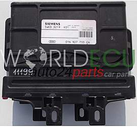 CENTRALINA CALCOLATORE SCATOLA DEL CAMBIO AUDI A4 1.8 SIEMENS 5WK3 3219, 5WK33219, 01N 927 733 CN, 01N927733CN