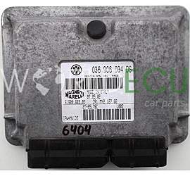 MOTORSTEUERGERÄT ECU STEUERGERAT SEAT LEON TOLEDO 1.6 036906034DS, 6160066903, IAW4MVDS, IAW4MV.DS