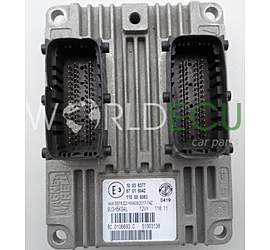 Unidade de comando de motor FIAT 500 1.2 Magneti Marelli IAW 5SF8.E2, IAW5SF8E2, 51903138, BC.0106693.C, BC0106693C