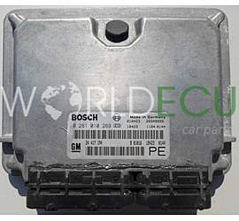 CENTRALINA MOTORE OPEL VECTRA 2.0 Y20DTH 2.2 DTR Y22DTR 24417197 PE, 24 417 194 PE, BOSCH 0281010269, 0 281 010 269, 24417204, 24 417 204, 6235006, 62 35 006