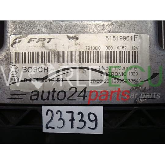Centralina motore ALFA ROMEO FIAT BOSCH 0 261 201 759, 0261201759, 51819961F