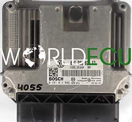 CENTRALINA MOTORE VW VOLKSWAGEN GOLF 1.9 TDI 03G906021FD, 03G 906 021 FD, BOSCH 0 281 013 089, 0281013089, DIESEL EDC16U34