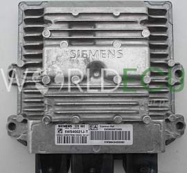 Centralina motore CITROEN C3 1.4 HDI SIEMENS 5WS40021J-T, 5WS40021JT, SW 9650670480, HW 9643455080, SID 802