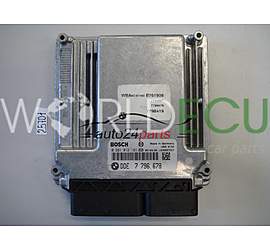 Centralina motore BMW BOSCH 0281012191, 0 281 012 191, DDE 7796678, DDE7796678