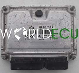CENTRALINA DO MOTORE SKODA OCTAVIA 1.9 SDI 038906012E, 038 906 012 E, BOSCH 0 281 010 105, 0281010105