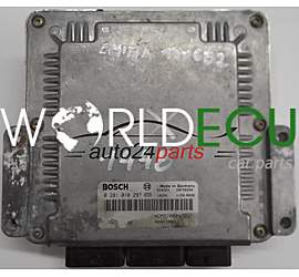 CALCULATEUR MOTEUR RENAULT LAGUNA 1.9 DCI F9Q BOSCH 0281010297, 0 281 010 297, HOM8200048297, HOM 8200048297, 8200112661, 28FM0288