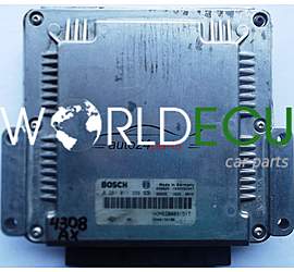 CALCULATEUR MOTEUR RENAULT MASTER 2.5 DCI BOSCH 0281011356, 0 281 011 356 HOM8200981517, 8200981517, 8200132198