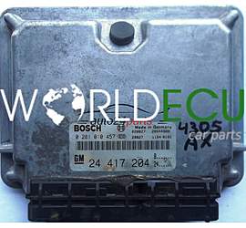 CENTRALINA MOTORE OPEL VECTRA BOSCH 0281010457, 0 281 010 457, 24417204, 24 417 204