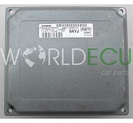 Calculateur Moteur FORD FIESTA 1.6 SIEMENS S118934101 J, S118934101J, FoMoCo 4M51-12A650-HJ, 4M5112A650HJ, 9AYJ, SIM28