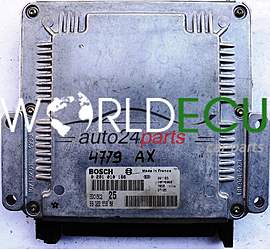 CENTRALINA MOTORE PEUGEOT 406 CITROEN 2.0 HDI 9636255980 BOSCH 0281010166 EDC15C2 25