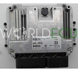 MOTORSTEUERGERÄT ECU STEUERGERAT FORD RANGER 2.5 TDCI BOSCH 0281011826, 0 281 011 826, WLAS18881D KTO25, 1039S20119