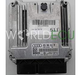 Engine control unit - ECU controllers AUDI A6 2.0 TDI BOSCH 0 281 011 850, 0281011850, 03G 906 016 BF, 03G906016BF, EDC16U31