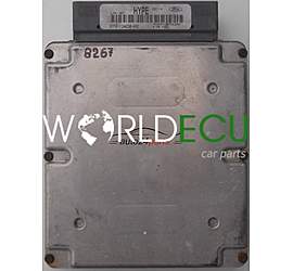 ECU ENGINE CONTROLLER FORD FIESTA 1.6/1.8, 97FB-12A650-ASC, 97FB12A650ASC, LPE-307 HYPE