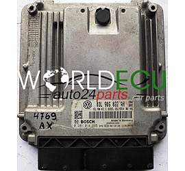 CENTRALINA MOTORE VOLKSWAGEN GOLF 2.0 TDI BOSCH 0 281 014 985, 0281014985, 03L 906 022 AH, 03L906022AH, 03L 906 022 G, 03L906022G, EDC17CP14