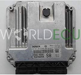 CENTRALINA MOTORE TOYOTA AURIS 1.4 D4D BOSCH 0281014846, 0 281 014 846, 89661-02S80, 8966102S80 S8, 1039S31749