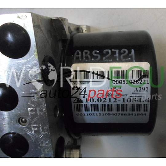Abs Pump Module FIAT LANCIA 00052026221, 10.0212-1054.4, 10021210544, 10.0961-1632.3, 10096116323