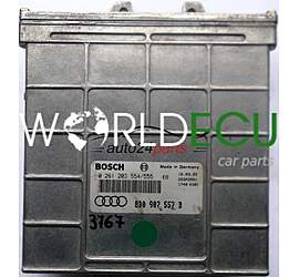 ECU ENGINE CONTROLLER AUDI A4 1.6 8D0907557B, 8D0 907 557 B, BOSCH 0261203554/555, 0 261 203 554, 0 261 203 555