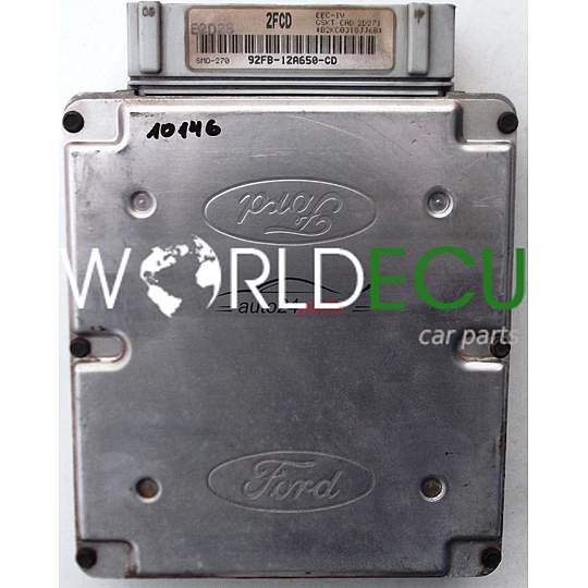 ECU ENGINE CONTROLLER FORD ESCORT MK7 1.8, 92FB-12A650-CD, 92FB12A650CD, 2FCD