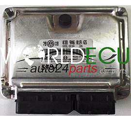 CENTRALINA MOTORE VW VOLKSWAGEN PASSAT 1.9 TDI 038906019GS, BOSCH 0 281 010 940, 0281010940, 28SA5627, DIESEL EDC15P+ 1525