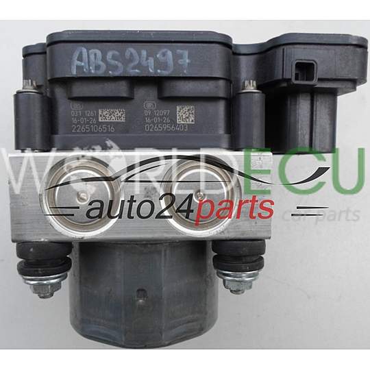 ABS POMPA CENTRALINA RENAULT 476604794R, A4539005902, 0265255386, 0265956403, 2265106516