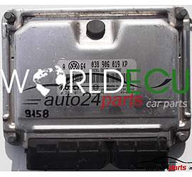 CENTRALINA MOTORE VW VOLKSWAGEN GOLF IV 1.9 TDI, BOSCH 0 281 011 191, 0281011191, 038 906 019 KP, 038906019KP