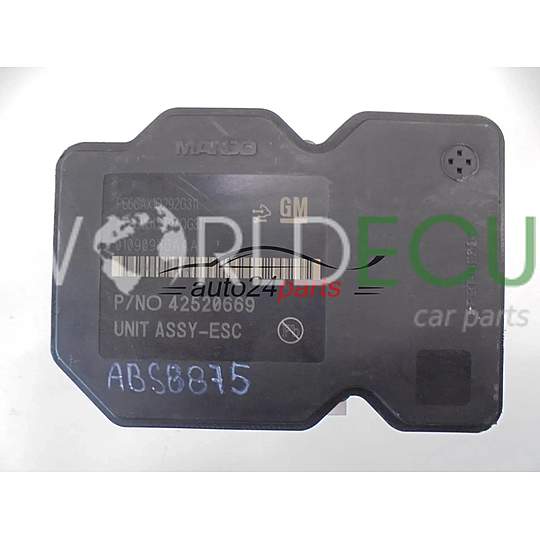 BOMBA HIDRAULICA Y CENTRALITA ABS OPEL MOKKA 42520669 688250455 42520669
