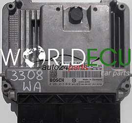 CENTRALINA DO MOTORE SKODA FABIA ROOMSTER 1.4 TDI 045906013E, 045 906 013 E, BOSCH 0281013010, 0 281 013 010, DIESEL EDC17U01 0476, 1039S18266