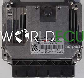 MOTORSTEUERGERÄT ECU STEUERGERAT SKODA OCTAVIA 2.0 TDI 03G906021LD, 03G 906 021 LD, BOSCH 0 281 013 187, 0281013187, DIESEL EDC16U34 8514, 1039S14575