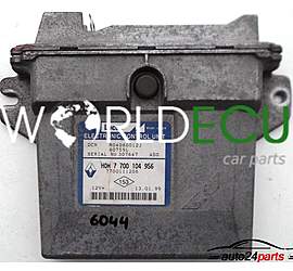 CALCULATEUR MOTEUR RENAULT KANGOO 1.9 D R04080012J, HOM 7700 104 956, HOM7700104956, 7700104956