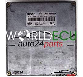 ECU ENGINE CONTROLLER NISSAN PRIMERA 2.0, BOSCH 0 261 203 742, 0261203742, 2371083J01 BA