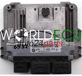 ECU ENGINE CONTROLLER MINI COOPER 1.6 BOSCH 0 261 S04 563, 0261S04563, DME 7 589 971, DME7589971