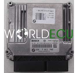 CENTRALINA MOTORE BMW 123 2.0 D BOSCH 0 281 015 044, 0281015044, DDE 7 811 702, DDE7811702, 7811702