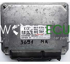 ECU ENGINE CONTROLLER AUDI A3 1.6 AKL 06A906019BG, 06A 906 019 BG, SIEMENS 5WP4859 04 MOTORSTEUERUNG 2440