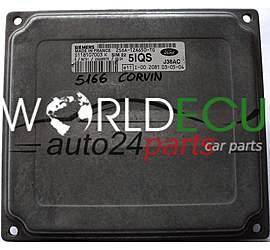 CENTRALINA DO MOTORE  FORD FIESTA 1.6 2S6A12A650TG, 2S6A-12A650-TG 5IQS, S118107003K, S118107003 K SIM 22