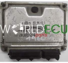 CENTRALINA MOTORE VW VOLKSWAGEN GOLF BORA 1.4 036906032G, 036 906 032 G, BOSCH 0261207190, 0 261 207 190